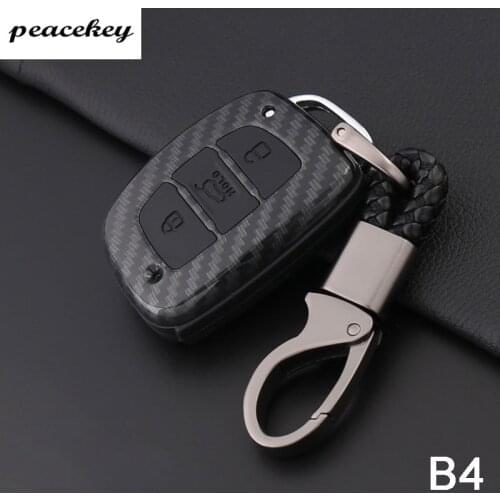 Carbon Fiber Silicone Car Key Fob Cover Case For Hyundai solaris 2017 Tucson Creta ix25 i10 i20 i30 Verna Mistra Elantra 2015