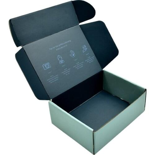 Custom Print Logo Corrugated Cardboard Packaging Box Shipping Mailer Mailing Boxes Custom Logo