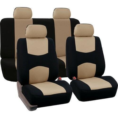 High Quality Car Seat Covers Universal Fit Polyester 2MM Composite Sponge Car Styling lada Seat Cover Accessories For Volvo Xc90