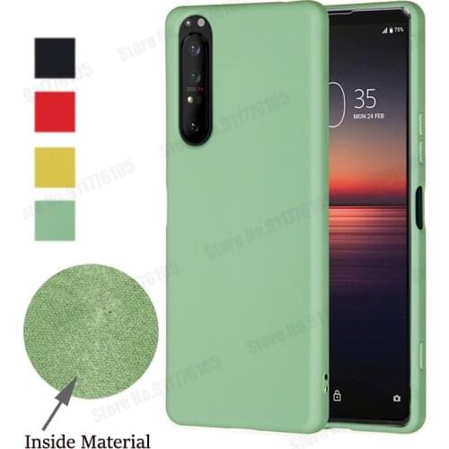 Liquid Silicone Full Protective Case For Sony Xperia 5 10 1 ii Soft Gel Rubber Matte Cover For Xperia 5 Plus XZ3 Shockproof Case