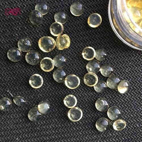 Yellow Fusion Keratin Glue Grain Pre Tipped Hair Extension Fusion Keratin Re Bond Granules Beads - # Yellow Clear 100g--1000g