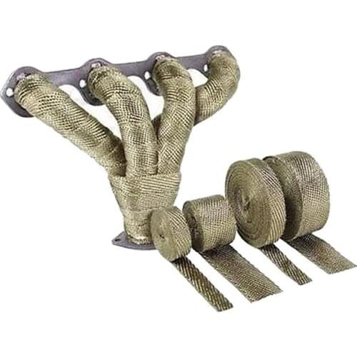 1Pc Car Motorcycle Motocross Incombustible Turbo Manifold Heat EXHAUST WRAP TAPE For Audi Volkswagen Harley Yamaha Kawasaki Moto