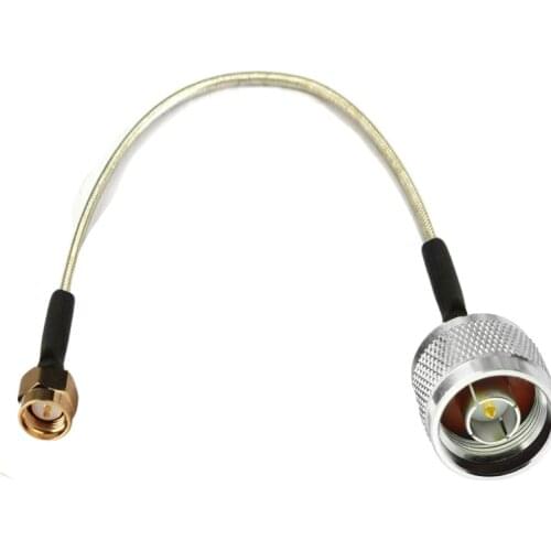 10pcs SMA Male to N Male RG402 0.141" RF Semi-rigid Coax Coaxial Connector Cable 50ohm 10/15/20/30/50cm