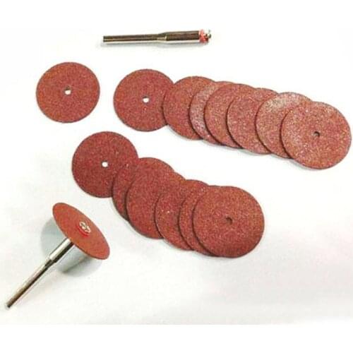 100x Dremel Cut Off Wheels 24mm Reinforced Discs for Dremel Rotary Red cutting disc circular saw blade abrasive grinding wheel