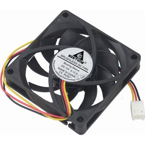 20Pieces LOT Gdstime 7015 70MM 70 x 70 x 15mm 7CM 3Pin 12V DC Brushless Cooling Fan
