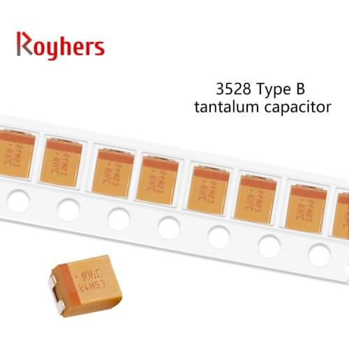 3528 SMD Tantalum Capacitor Type B 1210 16V 25v 35V 1 2.2 4.7 10 22UF 106 226K 10Pcs