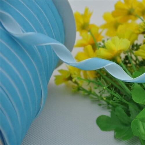5Y Blue Color 2/8"Velet Ribbon Craft/Wedding/sewing Free Shipping VR05-1
