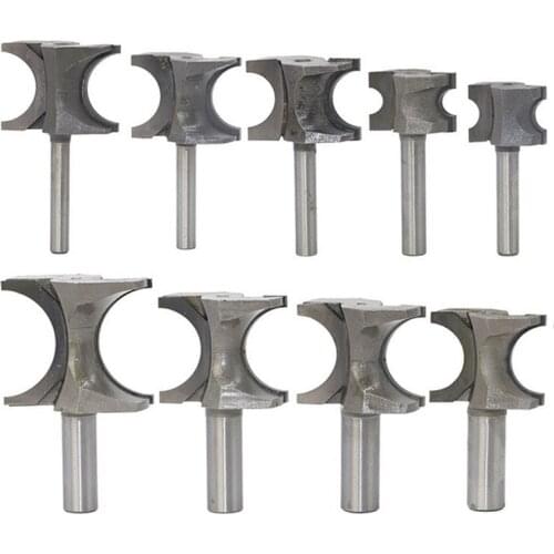 Woodworking bits Half Round Side Cutter Bit Router Bit 12.7mm/6.35mm Shank Hand Tools