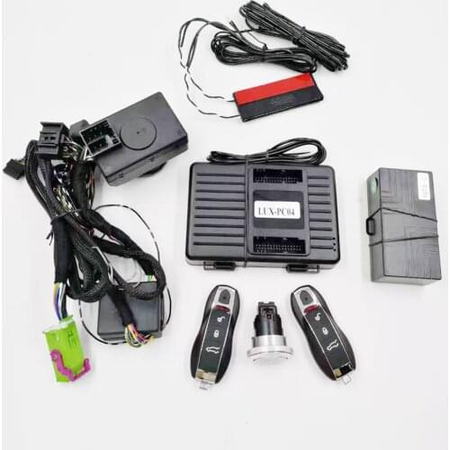For Old PorscheCayenne Year 2006-2010 Add Push To Start Stop PKE keyless Access System Remote Engine Start Plug and Play Type