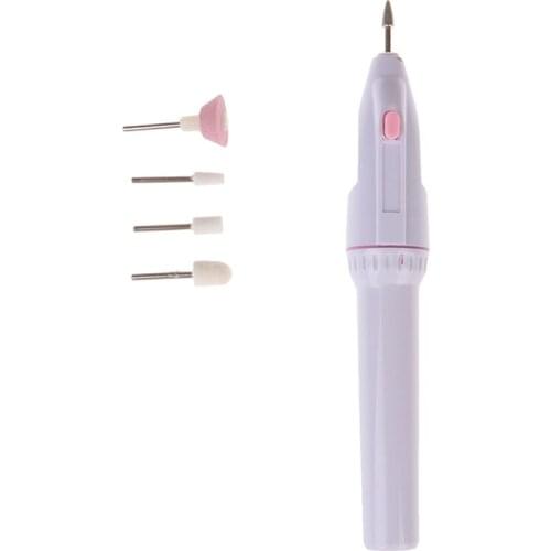 Mini Electric Nail Drill Apparatus For Manicure Gel Cuticle Remover Pedicure Machine Milling Drill Bits Set Polishing Cutters