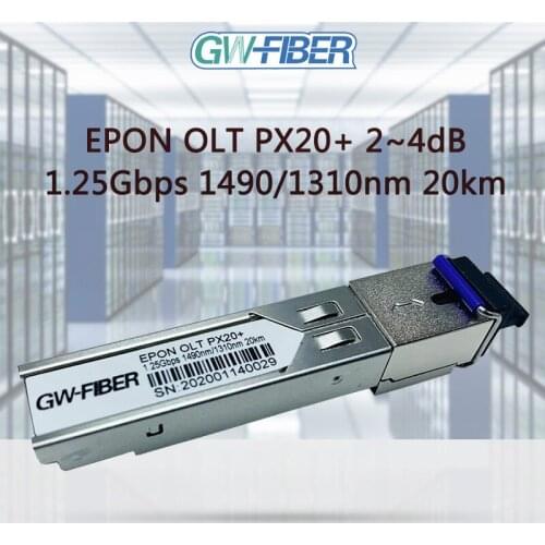 EPON SFP OLT optical transceiver pon module GEPON OLT PX20+ 2~4dB 1.25G 1490/1310nm