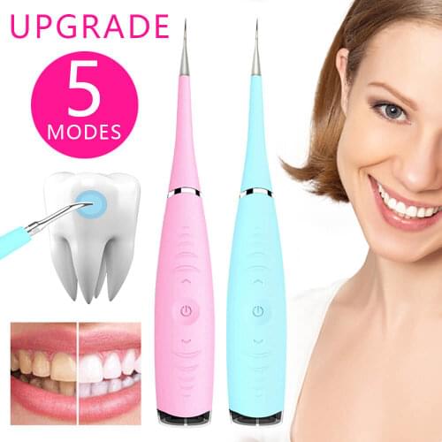 Ultrasonic Dental Scaler Teeth Whitening Pen Calculus Electric Sonic Tools Cleaner Fix Stains Tartar Remover Crest Smile Tooth