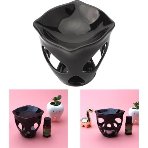 Ceramic Tealight Candle Holder Fragrance Essential Oil Incense Burning Stove Container Wax Tart Melt Warmer Aromatherapy Stove