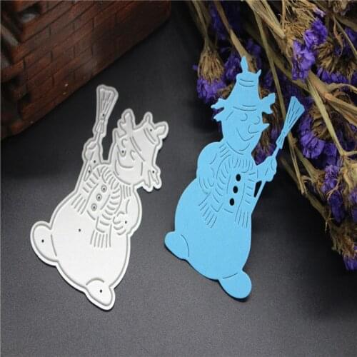SCD268 Snowman Metal Cutting Dies For Scrapbooking Stencils DIY Album Cards Decoration Embossing Folder Craft Die Cuts Template