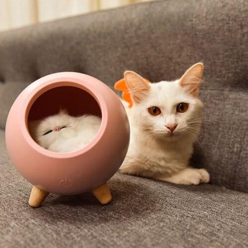 Mini Pet House Night Light Portable USB Dimming Table Lamp Kids Baby Bedroom Decoration Light
