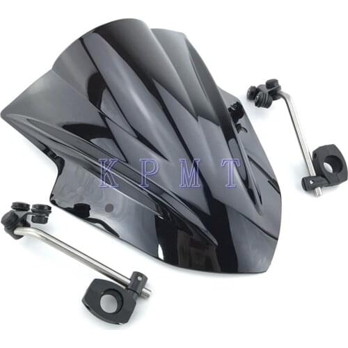 Motorcycle Windshield Windscreen Wind Screen For Yamaha MT125 FZ1 FZ6 FZ8 FZ8N XJ6 MT-01 MT03 MT09 MT07