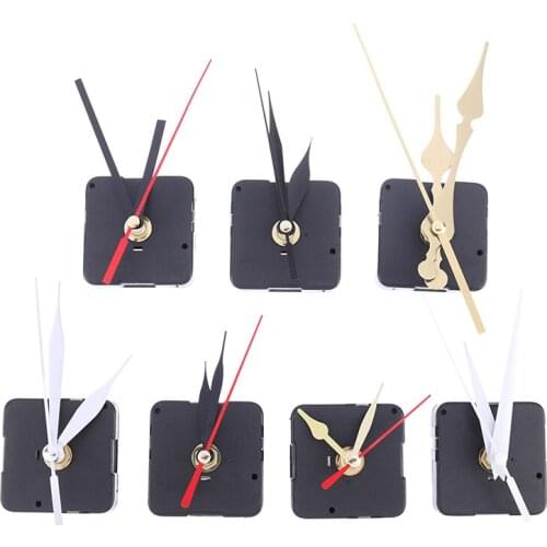1 Set Colorful Silent Large Wall Clock Quartz Clock Movement Mechanism Hands Wall Repair Tool Parts Kit Set