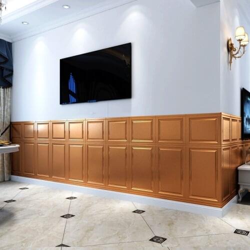 Wall skirt sticker Self-adhesive Foam wallpaper Waterproof living room wall Decor 3D wall sticker Renovation wainscoting 70x90cm