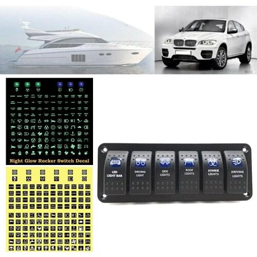 Panel Sticker Labels Parts Replacement Rocker Sticker Circuit Decoration