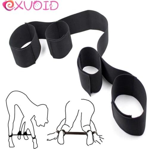 EXVOID BDSM Bondage Ankle Cuffs Kit Handcuffs Slave Restraints Erotic Accessories Sex Toys For Couples Flirting Adult Games