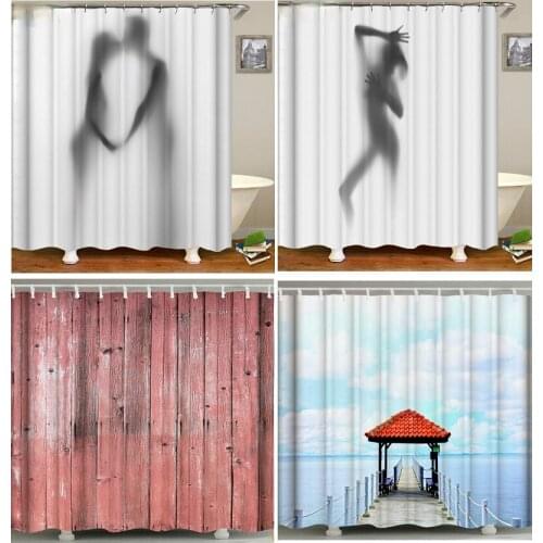 New Couple shower curtain curtains curtain Bathroom curtain Curtain Curtains for kitchen Bath curtainbathrooms modern fixture