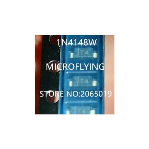 500PCS T4 1N4148 1N4148W IN4148 1206 SOD-123
