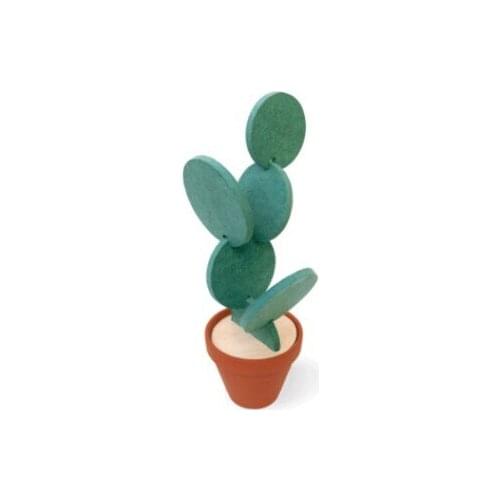 Novelty 6-piece Coaster Flower Cactus Shaped Drink Cup Holder