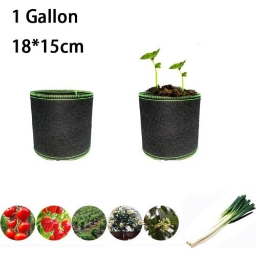 1 Gallon Fruit Plant Grow Bags Tree Pots Home Supplies Fabric Planting Garden Tools Jardin Growing Bag Vegetables Planter Bags