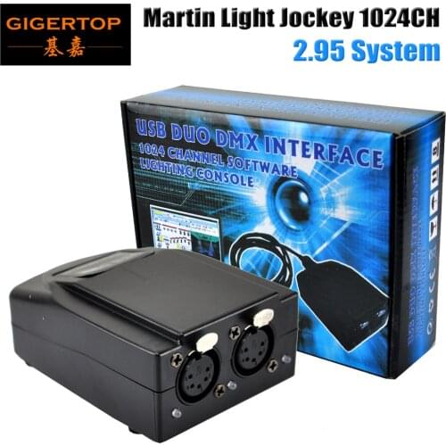 TIPTOP 5 PIN DMX 1024 Output Martin Lightjockey Stage Computer PC Controller Software 2.7 Version No Need Key USB 1024 Universal