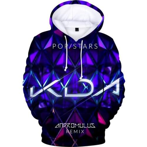 Anime Popular Men/women 3D Print Fashion Streetwear Kda The Baddest Newest Hoodie Sweatshirt Creative Cool Hoodie Casual Clothes