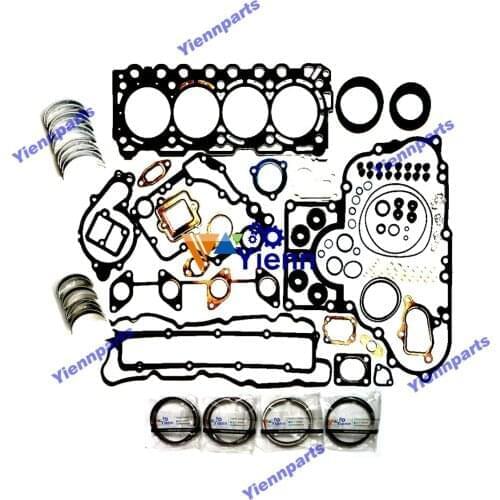 V3307 Overhaul Re-ring Kit For Kubota M7040 M6060 M7060 Tractor V3307-CRS V3307-CR-TE4 Piston Ring Set Bearing Full Gasket Set