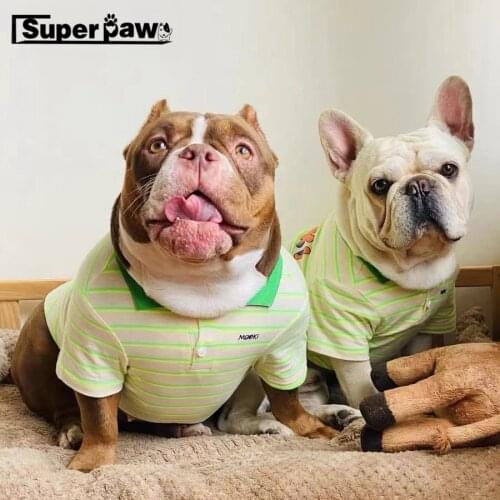 New Pet Dog POLO T-shirt Sweatshirt Clothes For Small Medium Dogs French Bulldog Schnauzer Chihuahua Pug Hoodie Coat DOC04