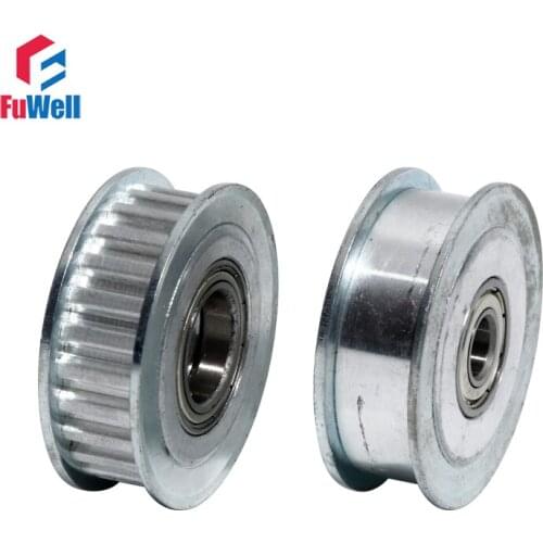 XL-25T Idler Pulley Transmission Idle Pulley Belt Width 11mm Bore 5/6/7/8/10/12/15mm 25Teeth Bearing Timing Belt Pulley