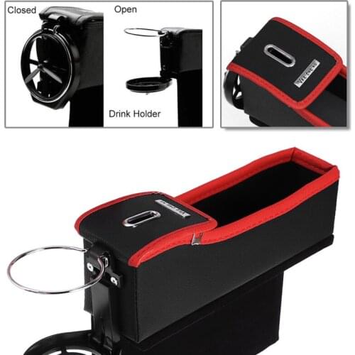 Car seat clearance removable storage box cup holder for Audi Q3 Q5 SQ5 Q7 A1 A3 S3 A4 S4 RS4 RS5 A5 A6 S6 C6 C7 S5 A7 S7 A8