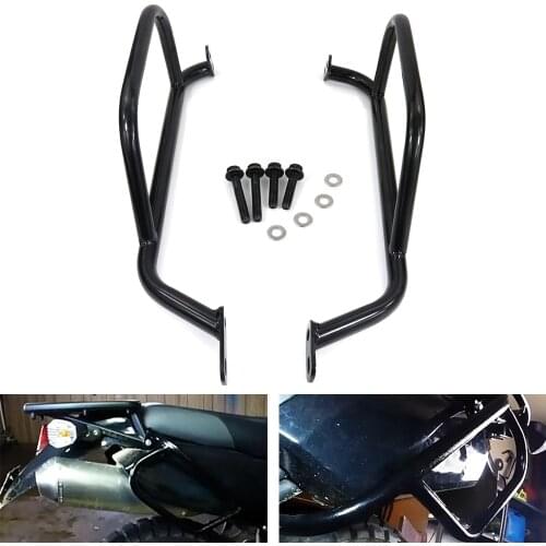 Fit For Kawasaki KLR650 KLR 650 1987-2018 Side Crash Bar Motorcycle Engine Guard Bumper Stunt Cage Rear Frame Fairing Protector