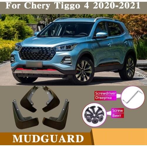 Car Products Car Accessories Fender Mudguards Splash Guards Fender Mudflaps For Chery Tiggo4 Tiggo 4 5X 2021-2020 Car Fender