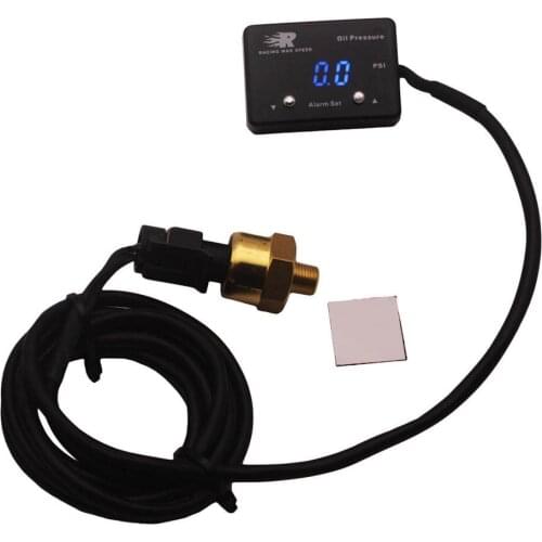 1/8NPT Sensor Digital OilPressure Gauge Blue Display 4WD Turbo Diesel Petrol
