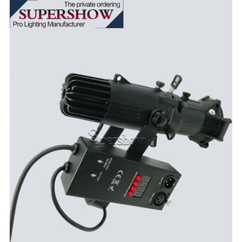 DMX Or Wireless Remote Control 20w Mini led Profile Spotlight for Gallery Film Audience Warm White or Cool White spot light