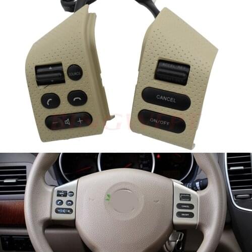 Car styling steering wheel control buttons cruise with backlight car multifunction button for Nissan LIVINA TIIDA SYLPHY 06-18