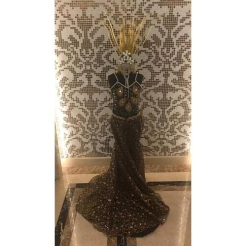 Latin dance, feather, exquisite dance show, samba Costume Boy children girl Stage catwalk Model competition perform