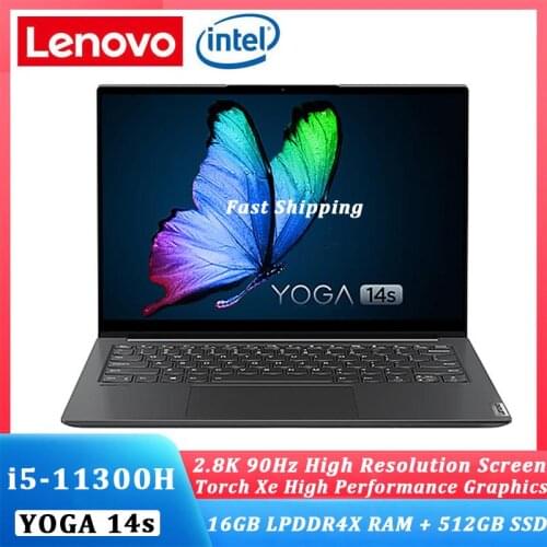 Lenovo laptop YOGA 14s New 2021 i5-11300H/i5-1135G7 16GB RAM 512GB SSD 14 inch Full screen ultrathin laptop