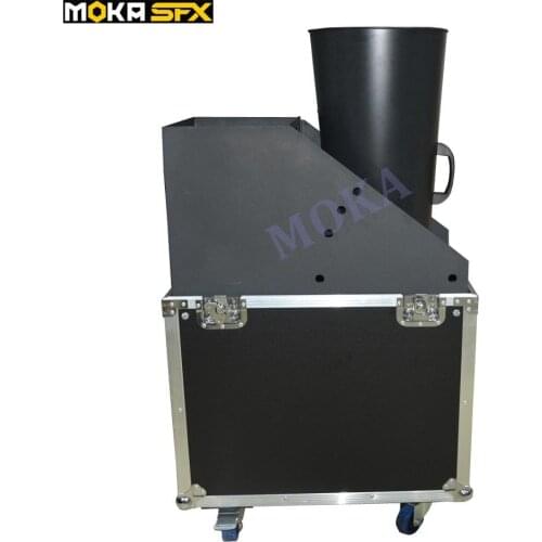 Flight Case Packing CO2 jet Confetti Machine stage FX Eject 15m hand control Rainbow Paper Machine Aluminium Cast co2 gas cannon