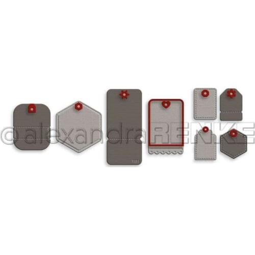 Multiple Graphics Ticket Tags Cutting Dies Scrapbook Dariy Decoration Stencil Embossing Template DIY Greeting Card Handmade New