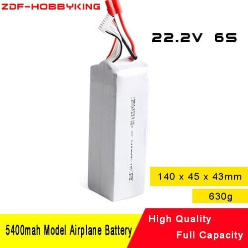 ZDF new 22.2V 5400MAH 6S li-po battery for Walkera Scout X4 TALI H500 aircraft cars & boat