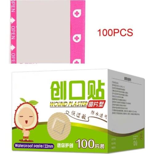 Mini Circular waterproof and breathable band aid small wound patch hemostasis adhesive bandages Emergency for kit children