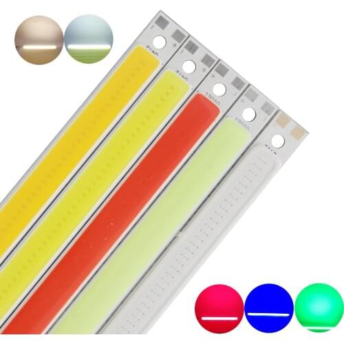 Manufacture COB LED Light Lamp source 9V 12V DC 10W 6W 120mm 10mm 1000lm FLIP Chips for DIY Car light led tubes