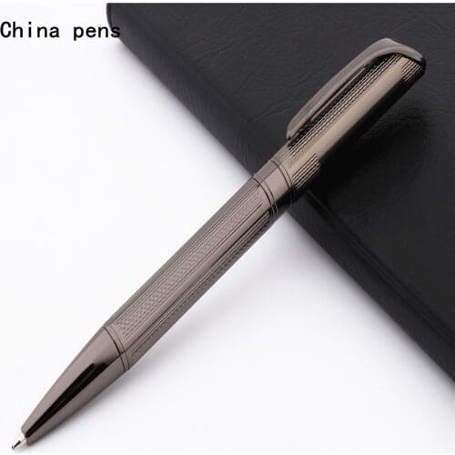 Luxury 719 Gray Business office Medium nib Ballpoint Pen New