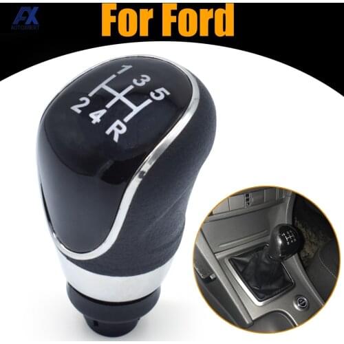 5 Speed Manual Gear Shift Stick Knob For Ford Fiesta MK7 Focus MK3 C-Max B-Max Mondeo MK4 Kuga Transit Galaxy Car Accessories