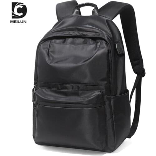Mens backpack simple personalized schoolbag fashion trend leisure computer bag travel light waterproof large capacity Backpack