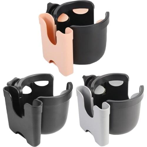 Stroller Cup Holder Universal Cup Holder 2 In 1 Bottle Holder Infant Cup Holder For Buggy Pushchair Wheelchair Bike And More